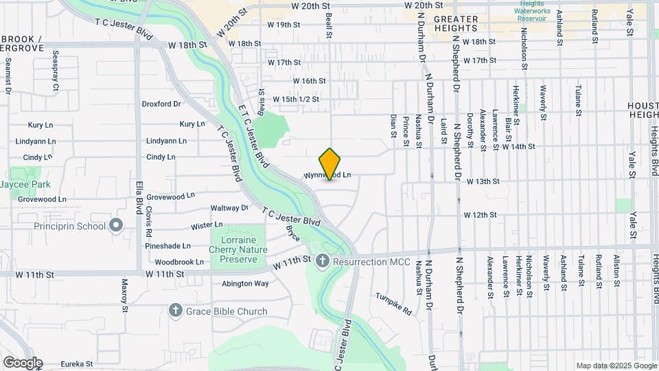 1107 Grovewood Ln Map and Location Details
