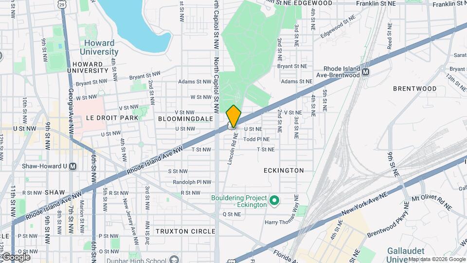 39 U St NE Map and Location Details