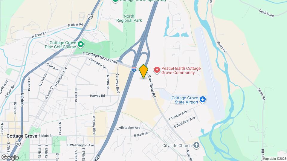 Pine Springs Map and Location Details