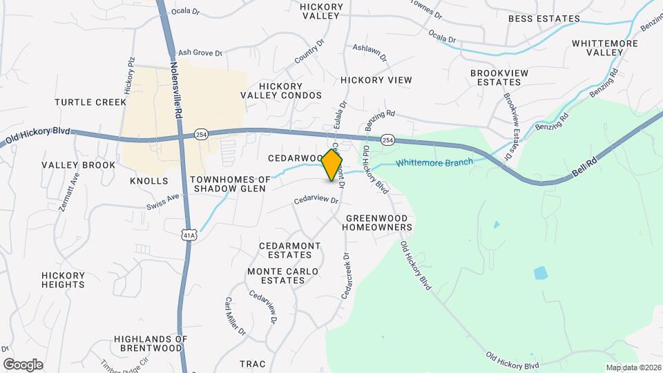 405 Cedarvalley Dr Mapa y Detalles de la Ubicación