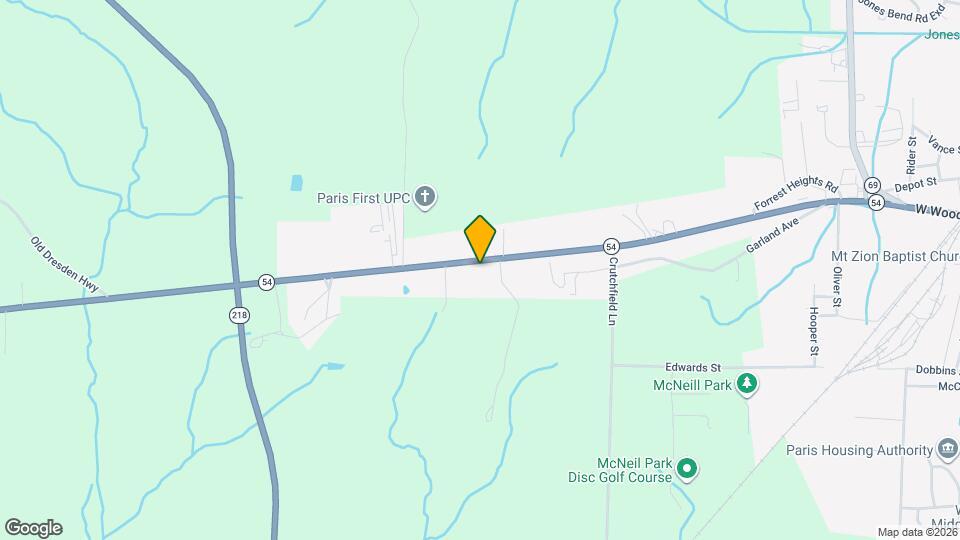 2311 W Wood St Map and Location Details