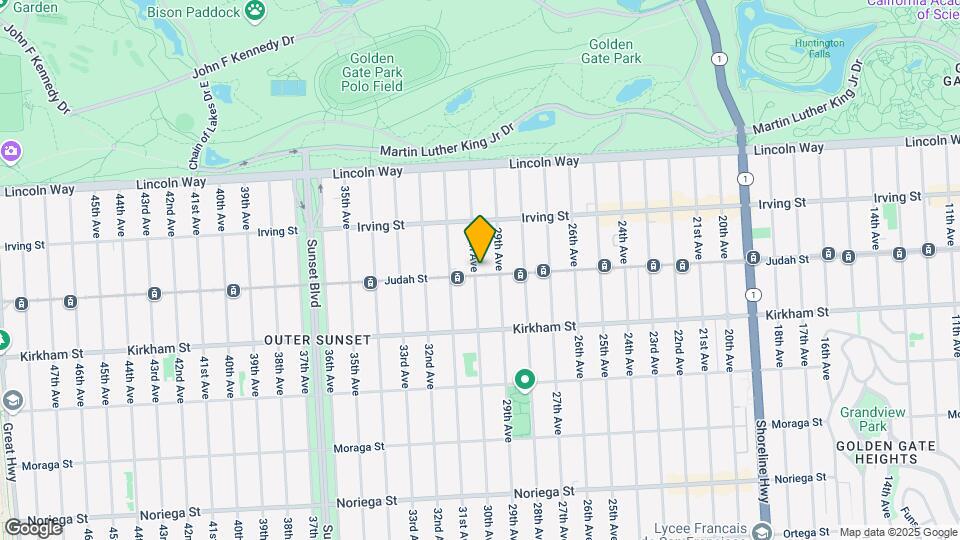 2440 Judah St Mapa y Detalles de la Ubicación
