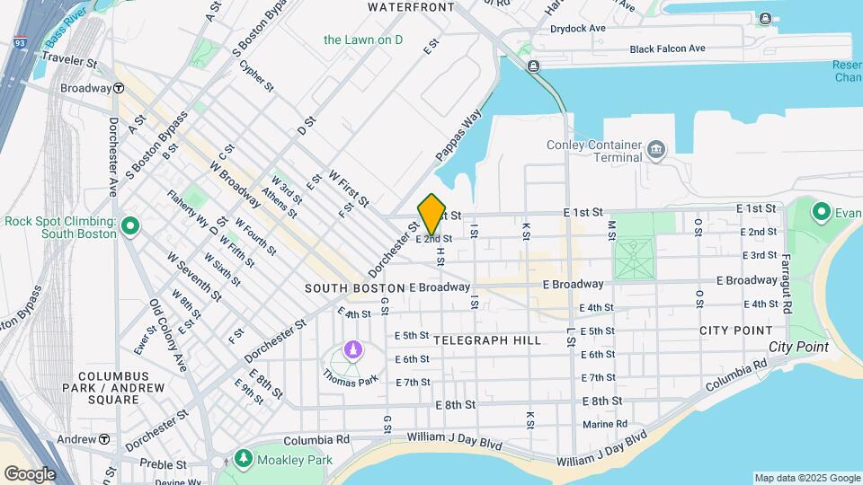 533 E 2nd St, Unit 101 Map and Location Details