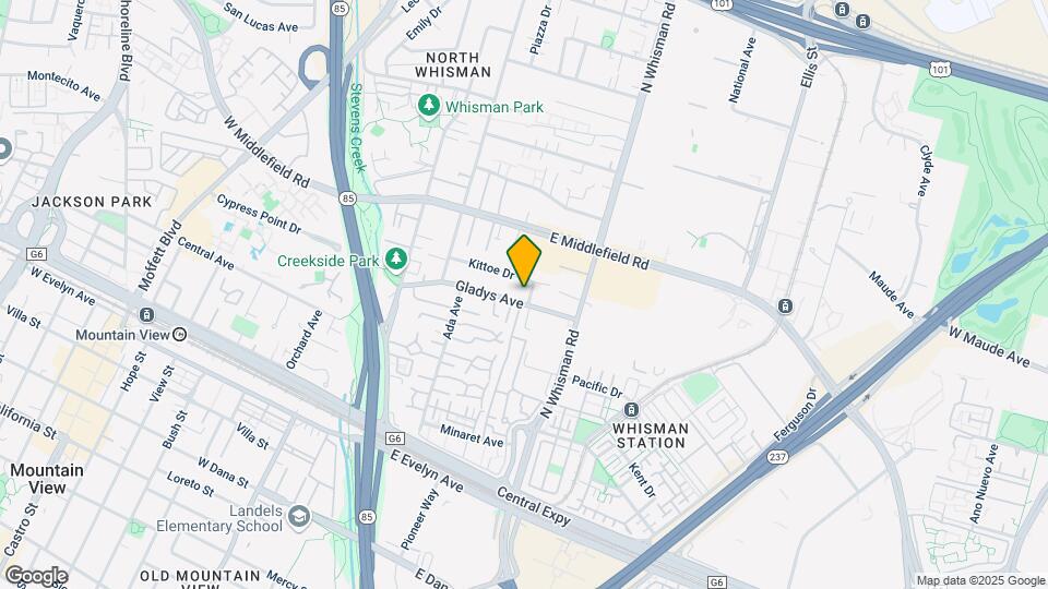 198 Gladys Ave Mapa y Detalles de la Ubicación