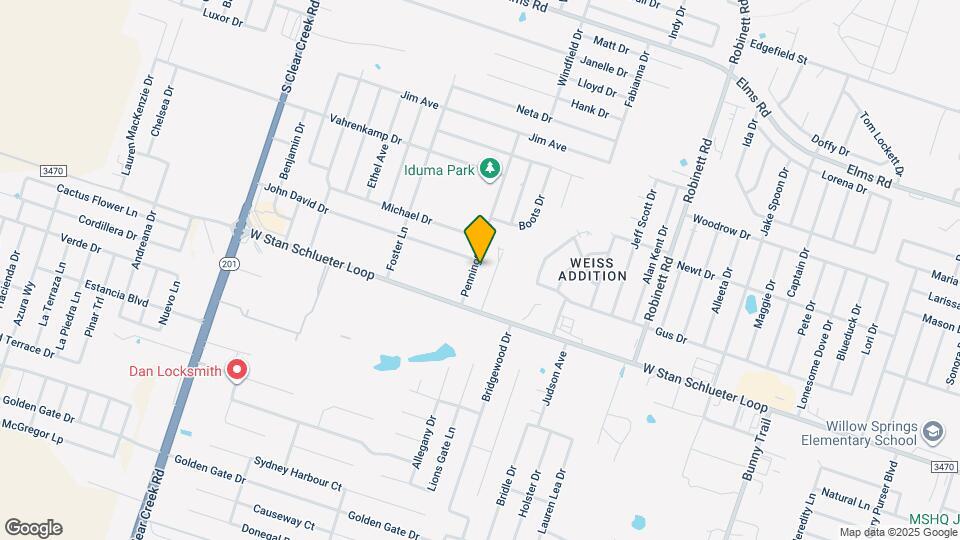 4602 Pennington Ave Map and Location Details