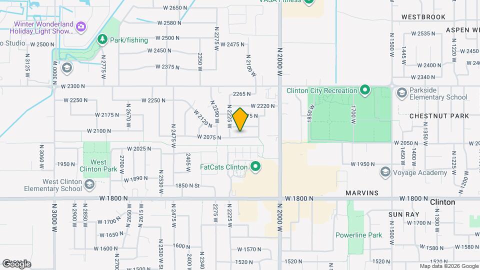 2178 W 2075 N Mapa y Detalles de la Ubicación