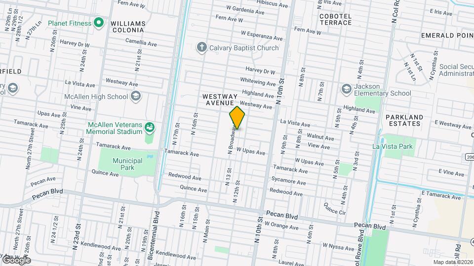 2204 N Broadway St Map and Location Details