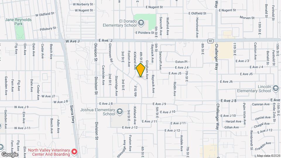 44113 4th St E Map and Location Details