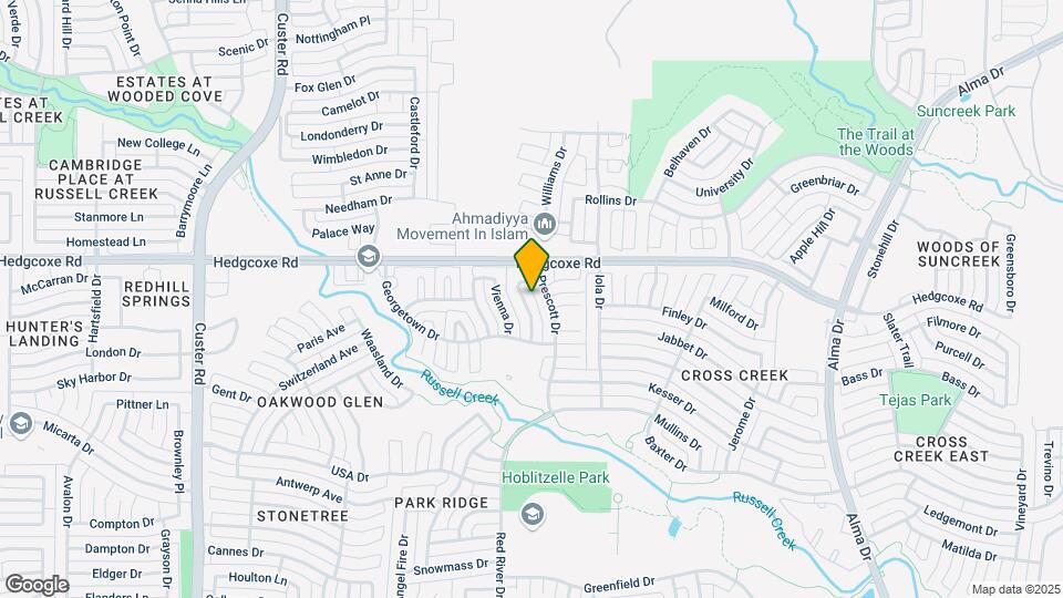 7912 Steppington Dr Map and Location Details