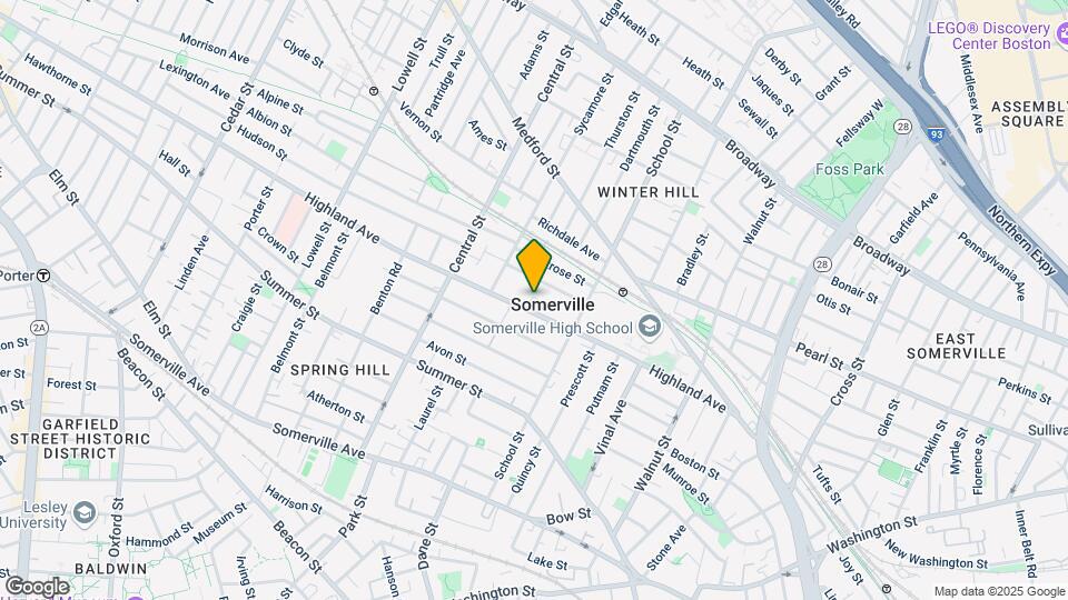 119 Highland Ave, Unit 36 Map and Location Details