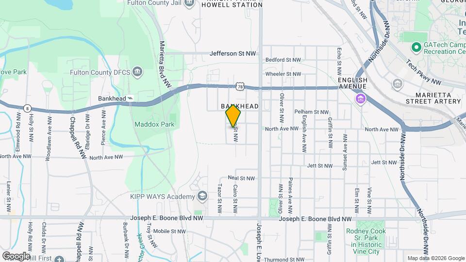 556 Cairo St NW Map and Location Details