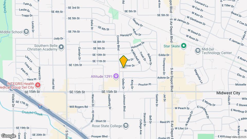 933 W Rulane Dr Map and Location Details