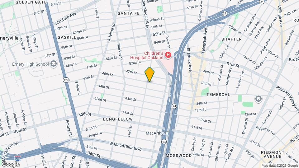 737 46th St Map and Location Details