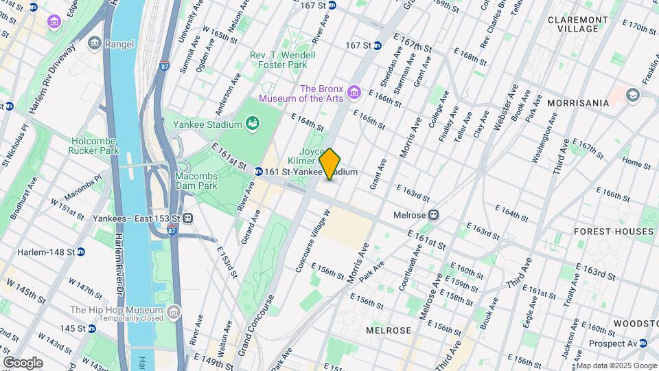 180 E 162nd St Map and Location Details