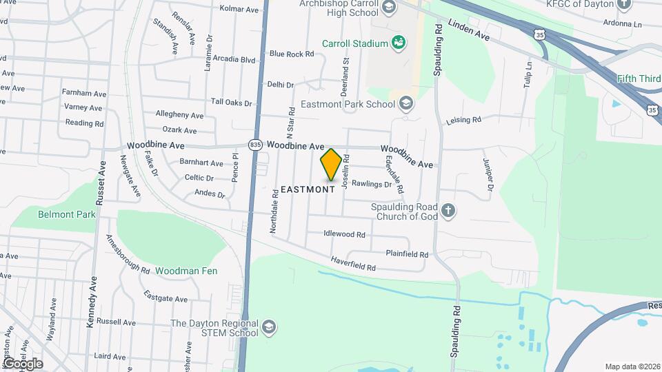 1610 Seabrook Rd Map and Location Details