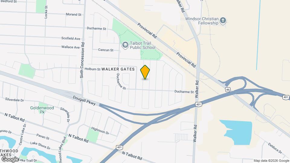 4642 Brunswick Ave Map and Location Details