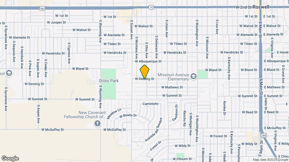 1202 W Deming St Map and Location Details