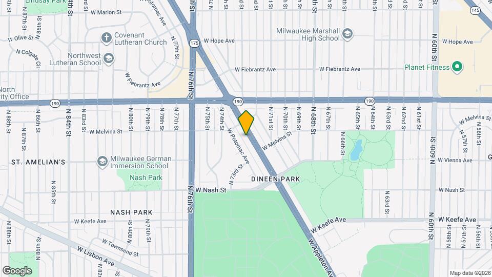 7251 W Appleton Ave Mapa y Detalles de la Ubicación