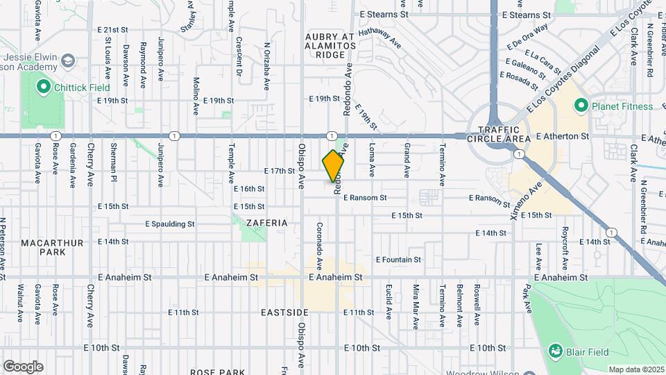 1625 Redondo Ave. Map and Location Details