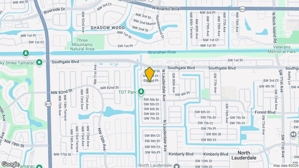 8211 SW 4th St Map and Location Details