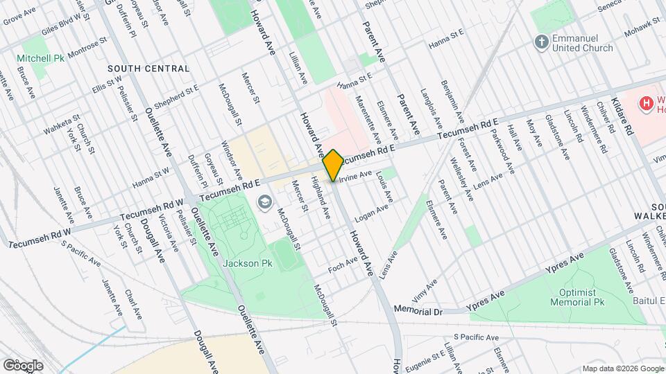 2181 Howard Ave Map and Location Details