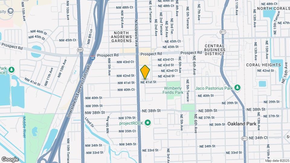 101 NE 41st St Map and Location Details