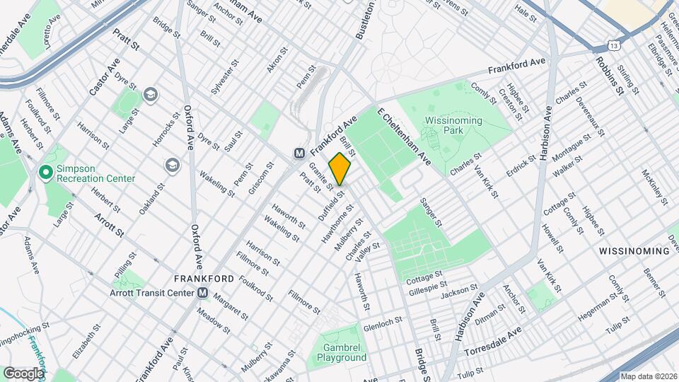 5228 Duffield St Map and Location Details