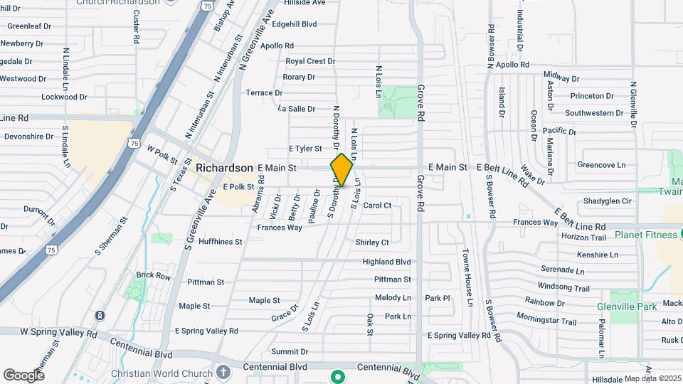 201 S Dorothy Dr Map and Location Details