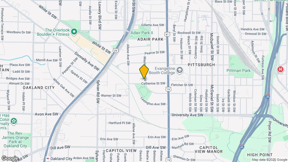 725 Catherine St SW Map and Location Details