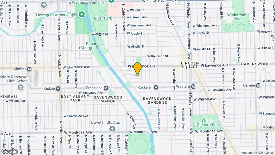 2713 W Giddings St Map and Location Details