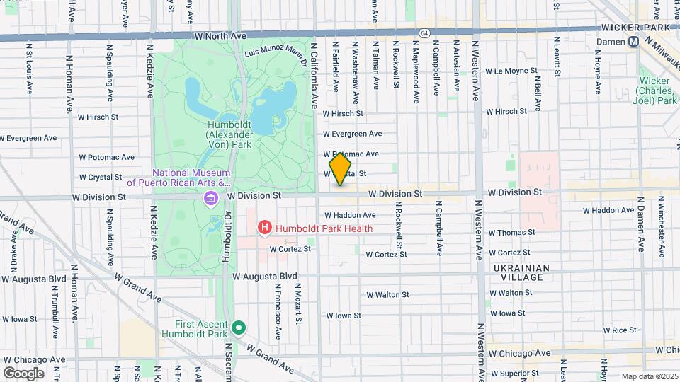 2724 W Division St Mapa y Detalles de la Ubicación