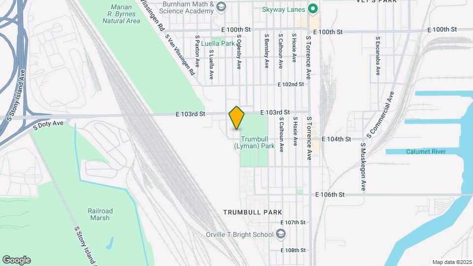 10342 S Oglesby Ave Mapa y Detalles de la Ubicación