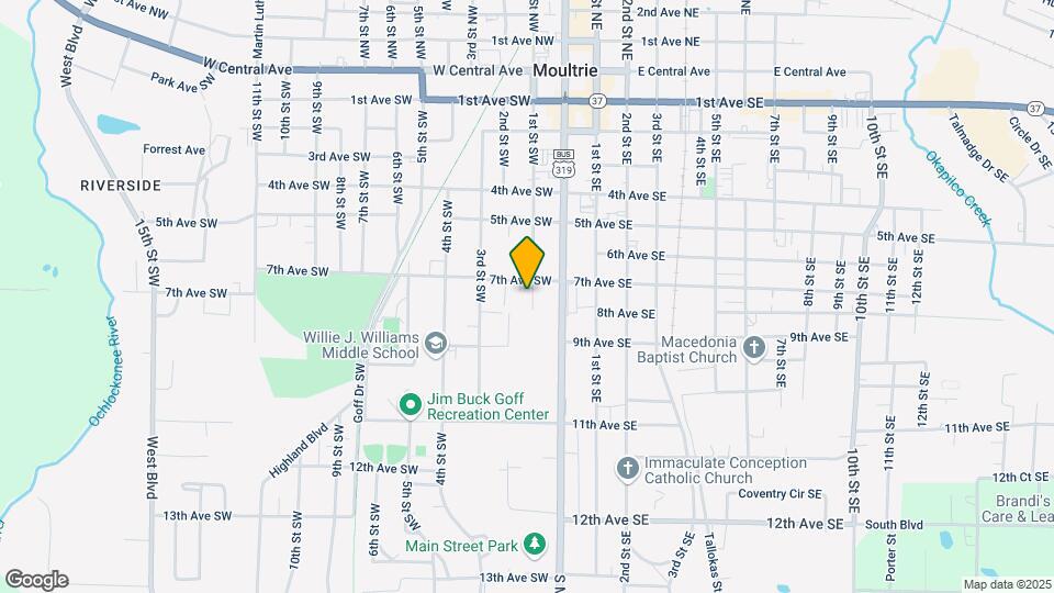 712 1st St SW Map and Location Details