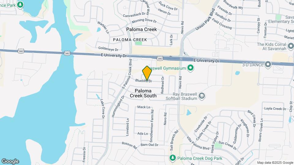 1616 Bluebird Dr Map and Location Details