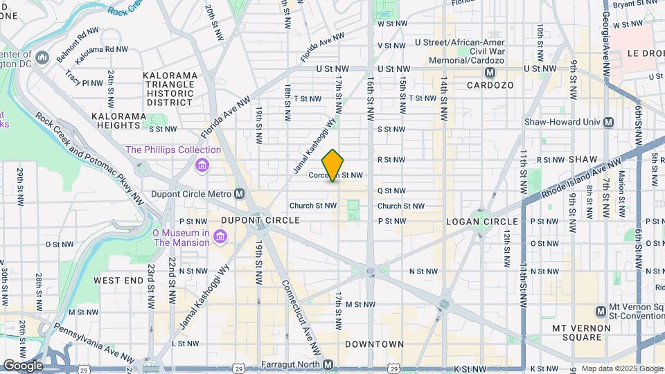 1703 Q St NW Map and Location Details