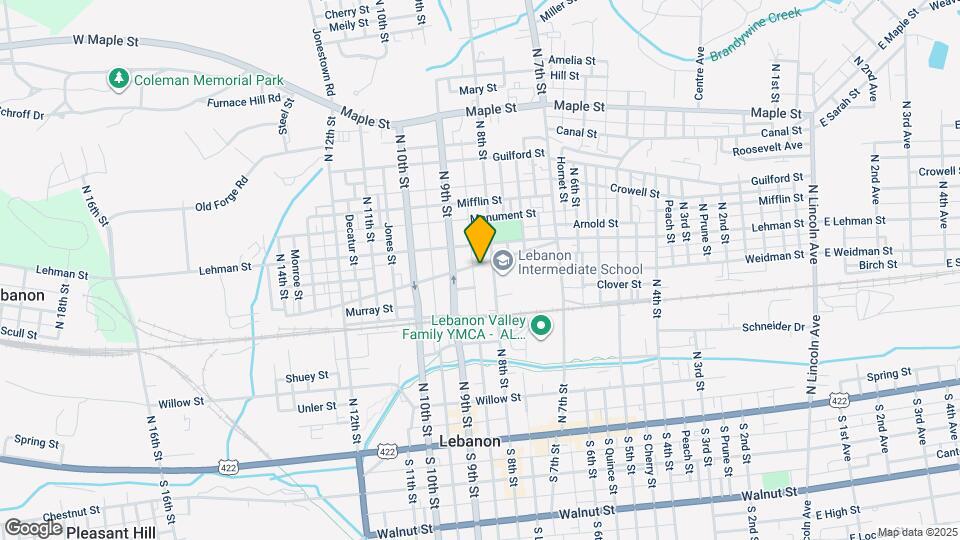 816 Church St Map and Location Details