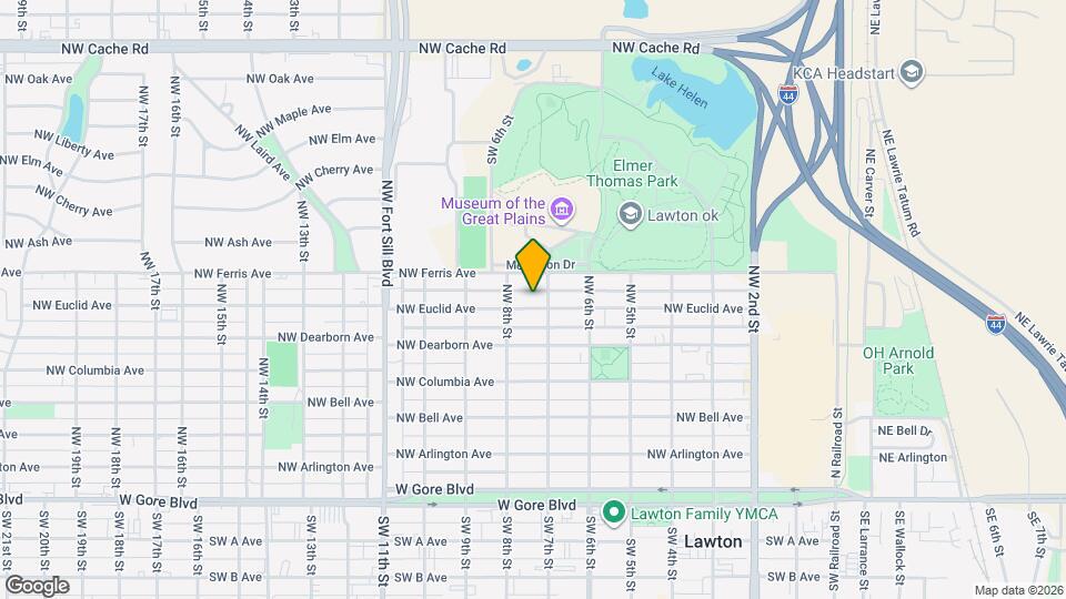 705 NW Euclid Ave Map and Location Details