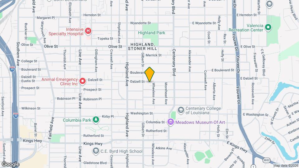 315 Dalzell St Map and Location Details