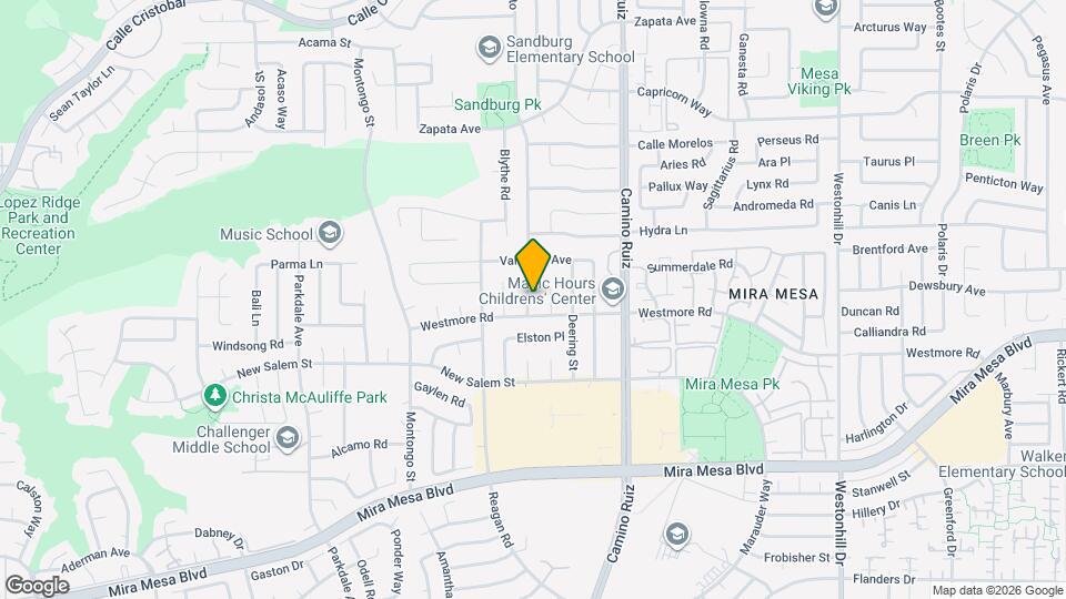 10939 Avenida Del Gato Map and Location Details