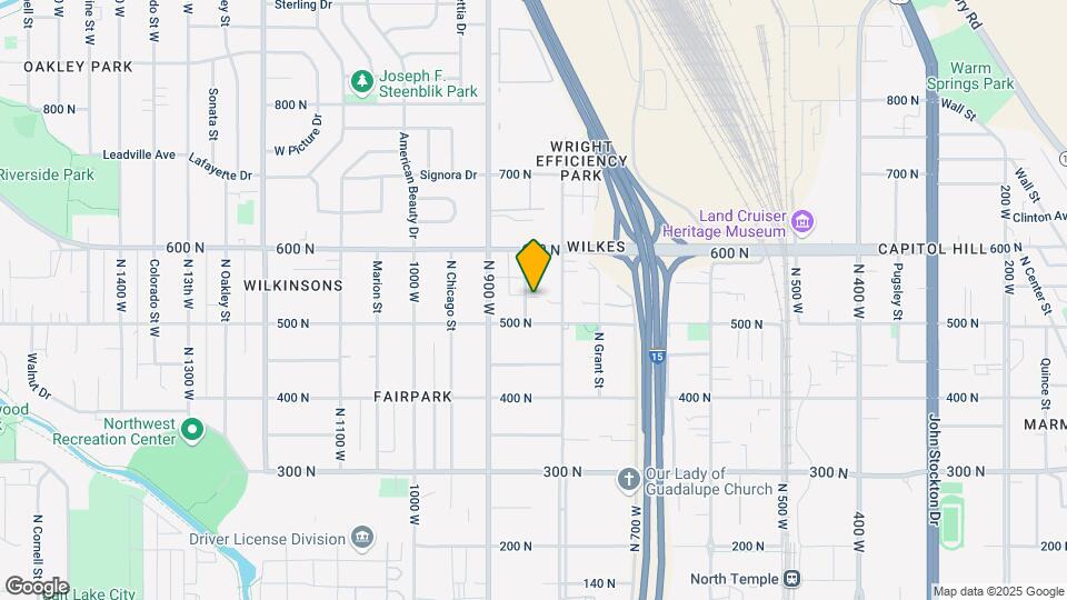 520 Dexter St W Map and Location Details