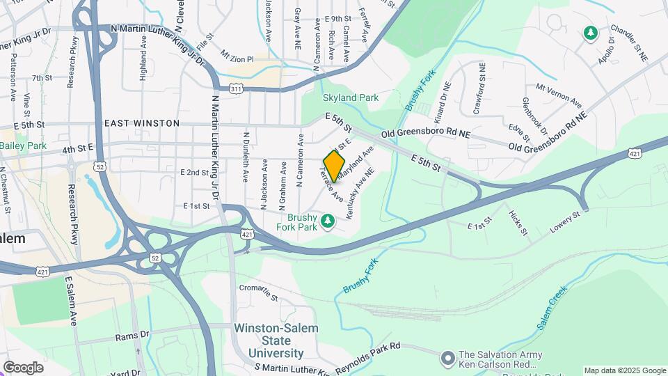 225 Terrace Ave Map and Location Details