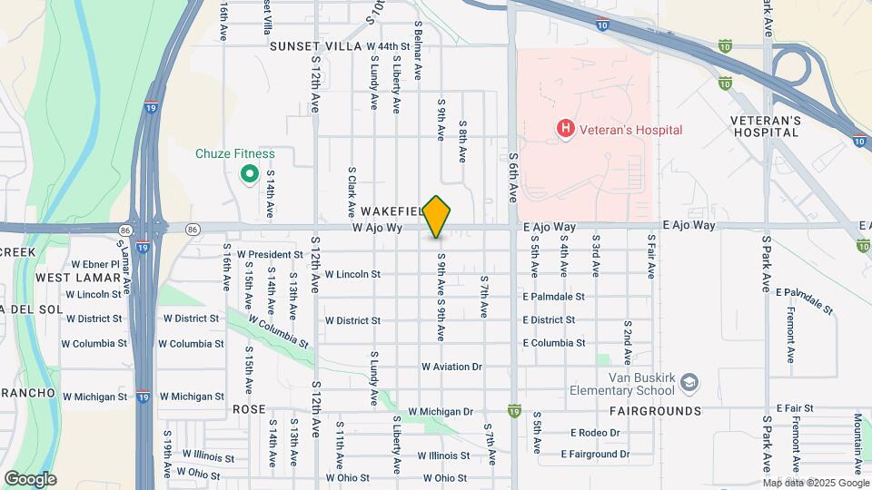 3832 S 9th Ave Map and Location Details
