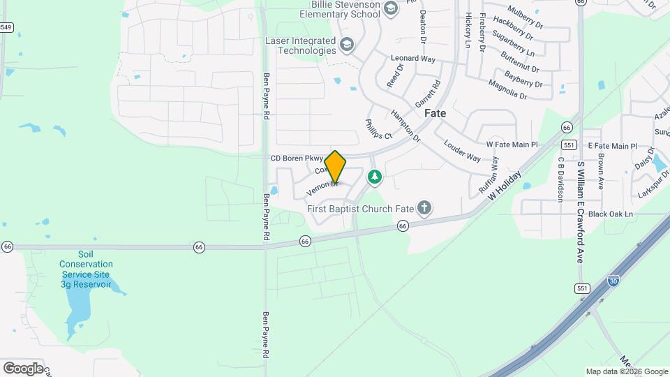 222 Vernon Dr Mapa y Detalles de la Ubicación