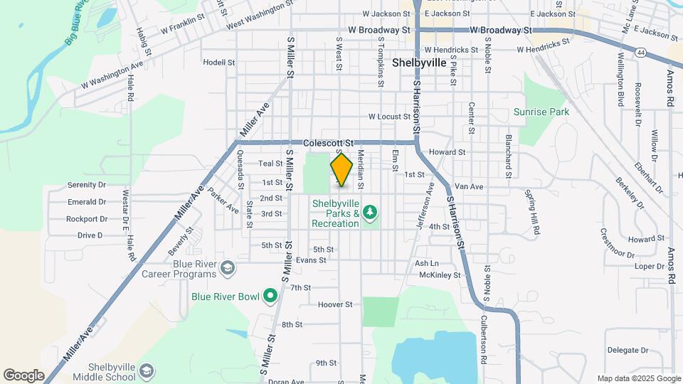 828 S West St Map and Location Details