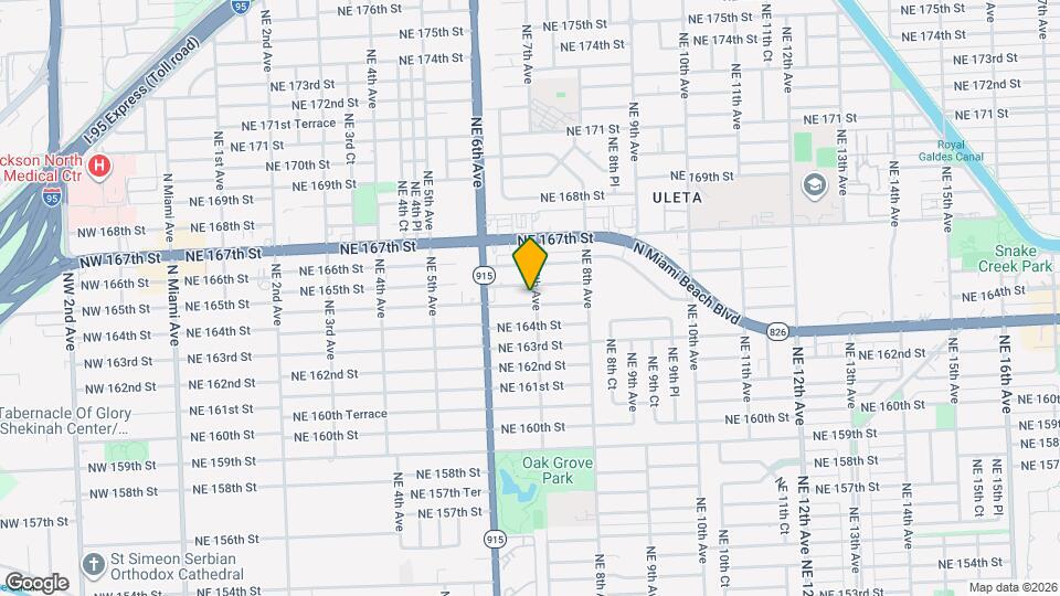 16450 NE 7th Ave, Unit 2 Map and Location Details