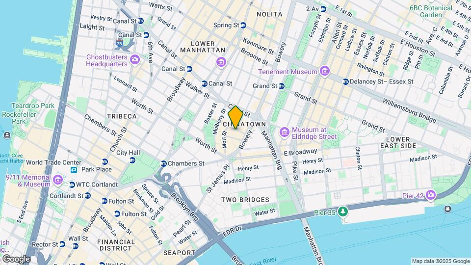 55 Bayard St Mapa y Detalles de la Ubicación