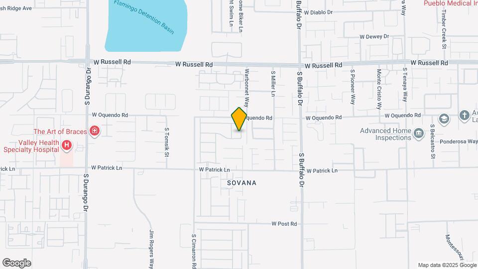 5961 Bruselas St Map and Location Details