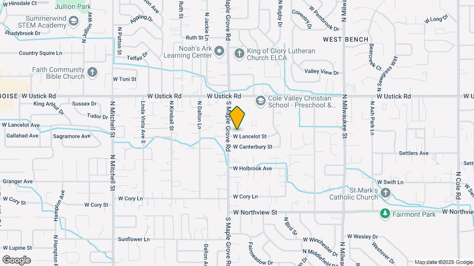 8954 W Lancelot St Map and Location Details
