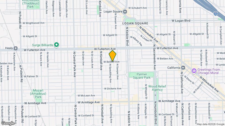 2253 N Spaulding Ave Map and Location Details