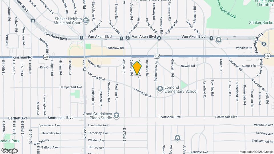3580 Normandy Dr Map and Location Details